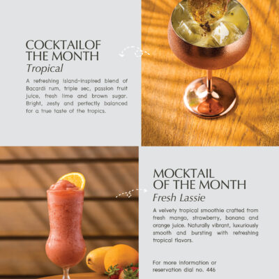 October Beverage Specials