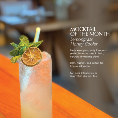 Lemongrass Honey Cooler