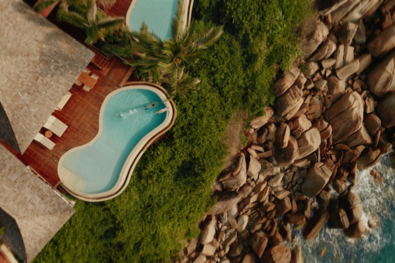 Cliffside Romance on the Private Beach in Koh Samui